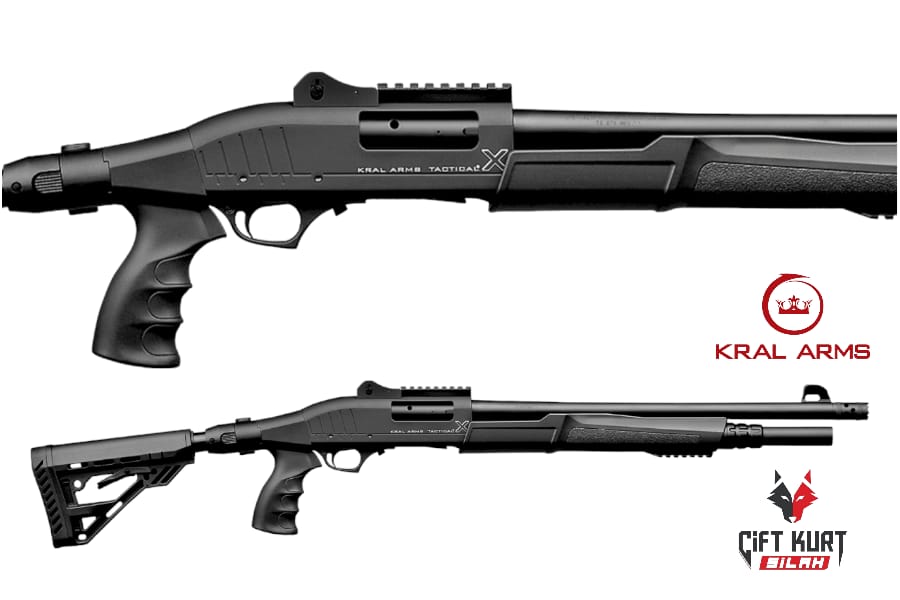 KRAL ARMS TACTICAL X-TAC TELESKOPİK POMPALI AV TÜFEĞİ